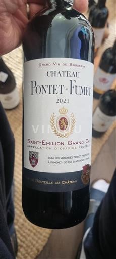 Bordeaux Saint-Émilion Grand Cru Grand Cru Château Pontetfumet 2021