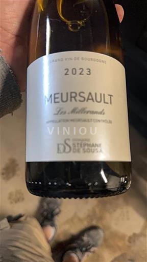 Vin Blanc sec Les Meixerrands Domaine Stéphane de Sousa 2023 France Bourgogne Meursault