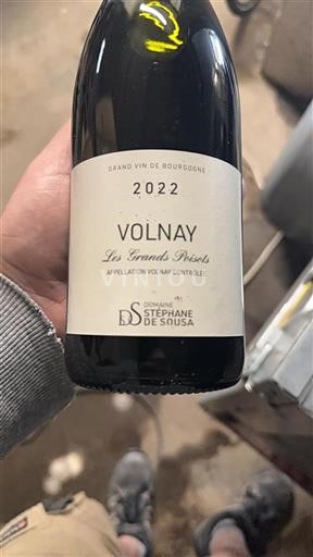 Burgundy Volnay Premier Cru Domaine Stéphane De Sousa Les Grands Poisots 2022