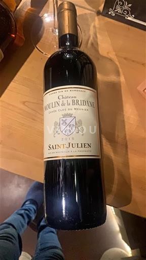 Bordeaux Saint-Julien Château Moulin De La Bridane Clos du Meunier 2015