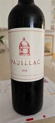Bordeaux Pauillac Château Latour 2018