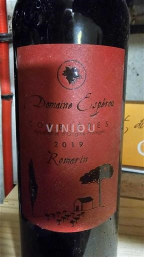 Languedoc Corbières Domaine Esperou Romarin 2019