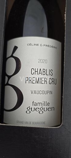 Bourgogne Chablis premier cru Premier Cru Famille Gueguen Vaucoupin 2020