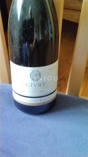 Vin Rouge sec Vieilles Vignes Domaine Ragot 2011 France Bourgogne Givry