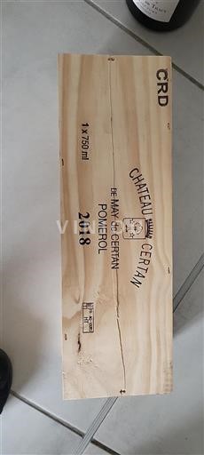 Bordeaux Pomerol Château Certan De May 2018