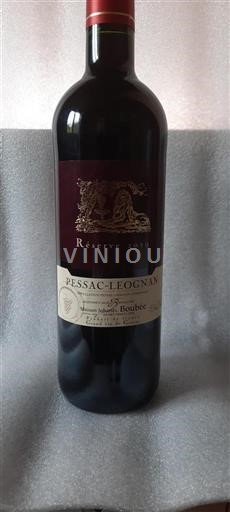 Bordeaux Pessac-Léognan Maison Johannes Boubée Réserve 2019