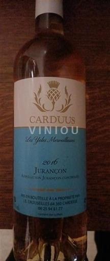 Sydväst Jurançon Carduus Les Yoles Merveilleuses 2016