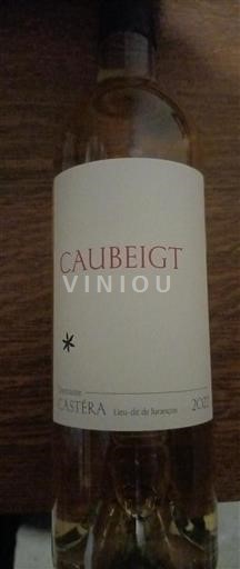 Sydväst Jurançon Domaine Castera Caubeigt 2022