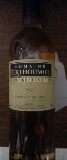 Südwestfrankreich Pacherenc-du-Vic-Bilh Domaine Berthoumieu Symphonie d'Automne 2008