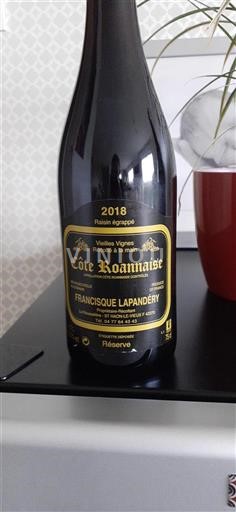 Vallée de la Loire Côte-roannaise Francisque Lapandéry Réserve 2018
