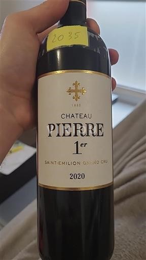 Bordeaux Saint-Émilion Grand Cru Château Pierre 2020