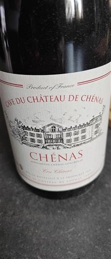 Beaujolais Chénas Château Cave Du De Chénas Cru Chénas Icke årgångsbetecknad
