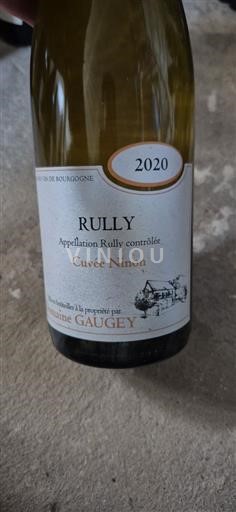 Burgundsko Rully Domaine Gaugey Ninon 2020