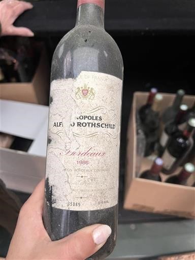 Bordeaux Baron Philippe De Rothschild 1986