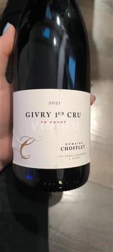 Borgogna Givry Premier Cru Domaine Chofflet En Choué 2021