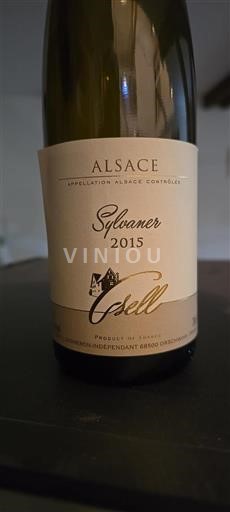 Alsace Domaine Oselett Sylvaner 2015