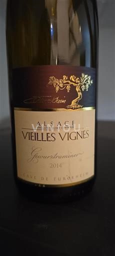 Alsace Cave De Turckheim Vieilles Vignes 2014