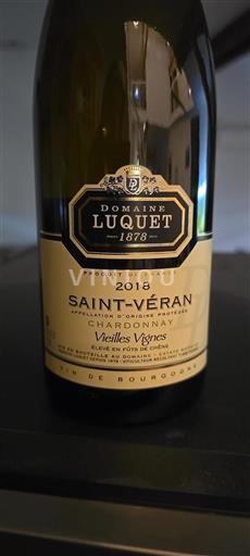 Borgogna Saint-Véran Domaine Luquet Vieilles Vignes 2018