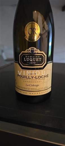 Borgogna Pouilly-loché Domaine Luquet La Colonge 2017