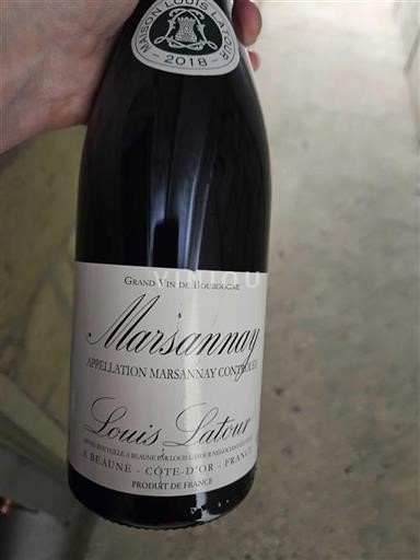 Bourgogne Marsannay Louis Latour 2018