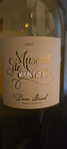 Roussillon Muscat di Rivesaltes Dombrial Muscat de Noël 2021