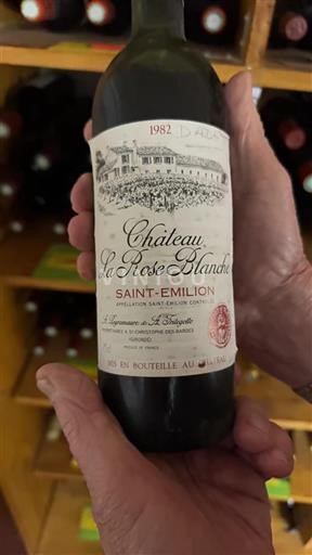 Bordeaux Saint-Émilion Château La Rose Blanche 1982