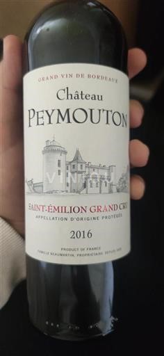 Bordeaux Saint-Émilion Grand Cru Grand Cru Château Peymouton 2016