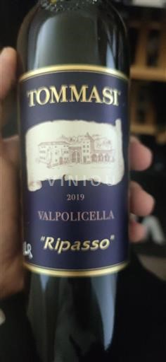 Vénétie Valpolicella Ripasso Tommasi Ripasso 2019