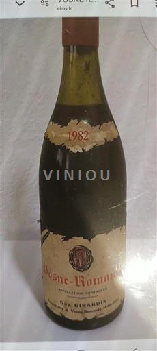 Borgoña Vosne-romanée Guy Girardin 1982