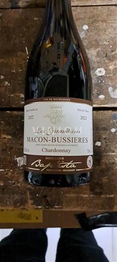 Bourgogne Mâcon och Mâcon-Villages Baptista Les Giraudières 2022