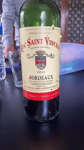 Bordeaux Roc Saint Vincent 2011