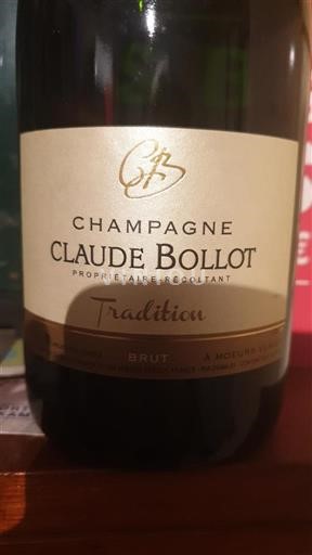 Vin Blanc brut Tradition Claude Bollot Non millésimé France Champagne