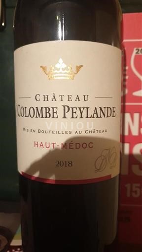 Bordeaux Haut-Médoc Château Colombe Peylande 2018