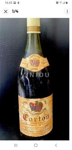 Borgogna Corton Grand Cru Domaine François Capitain 1986