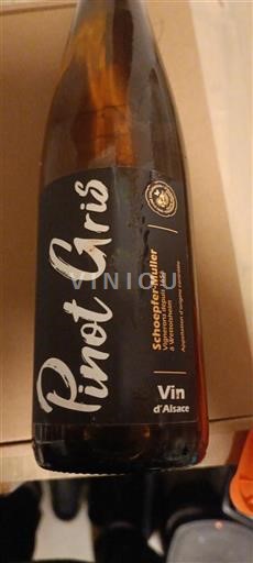 Alsácia Schoepfer-muller Pinot Gris Não Sazonado