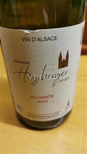Alsace Domaine Heyberger Roger Alliance 2023