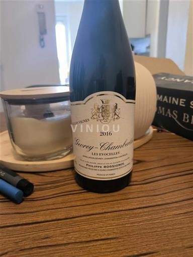 Bourgogne Gevrey-chambertin Philippe Rossignol Les Evocelles 2016