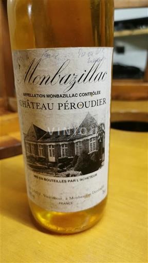 Sydväst Monbazillac Château Péroudier Icke årgångsbetecknad
