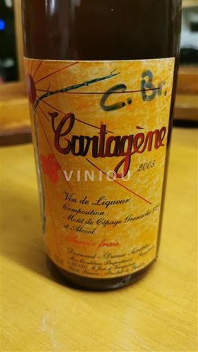 Vin Rouge sec Cartagène Mas Combeau 2005 France Languedoc