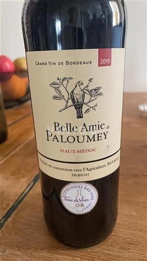 Bordeaux Haut-Médoc Château Paloumey Belle Amie 2019