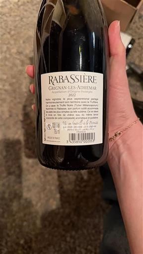 Valle del Rodano Grignan-les-adhémar Rabassière 2022