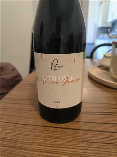 Vin Rouge sec Muté sur Grains Pierre Lelou 2024 France Roussillon Maury