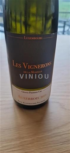 Mosella lussemburghese Non specificato Grand Premier Cru Les Vignerons De La Moselle Auxerrois 2019