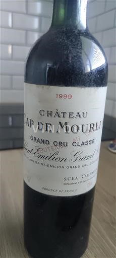 Bordeaux Saint-Émilion Grand Cru Grand Cru Château Cap De Mourlin 1999