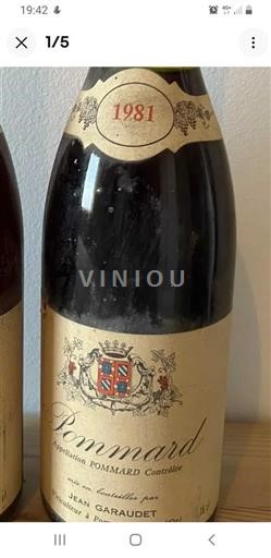 Bourgondië Pommard Jean Garaudet 1981
