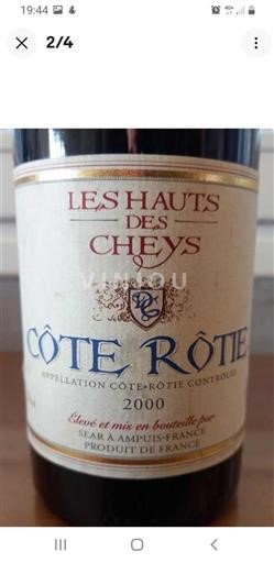 Rhône Valley Côte-Rôtie Les Hauts Des Cheys 2000