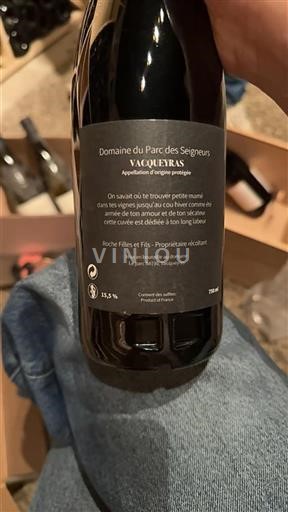 Rhône Valley Vacqueyras Domaine Parc Des Seigneurs 2017