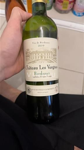 Bordeaux Château Les Vergnes 2019