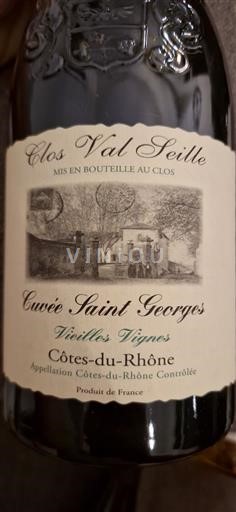 Vallée du Rhône Côtes-du-rhône Clos Val Seille Chêne 2021