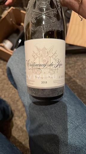 Rhônen laakso Châteauneuf-du-Pape Vendanges Du Roy 2018